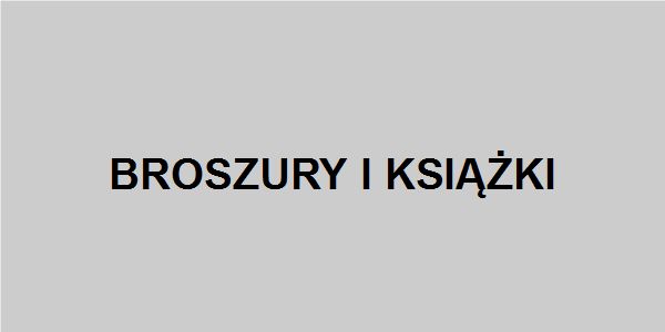 Broszury i książki